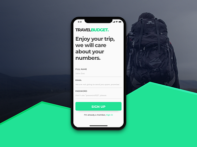 Dailyui #001 – Sign up