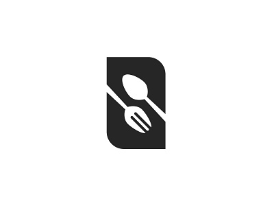 S Restaurant Logo bold branding cafe flat fork logo minimalist restaurant spoon