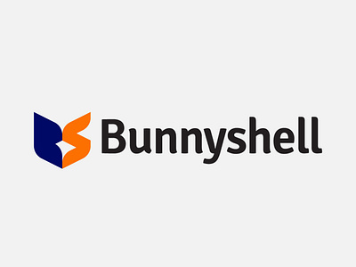 BS Monogram b blue brand branding bs competition contest logo minimalist monogram orange s shield shield logo simple