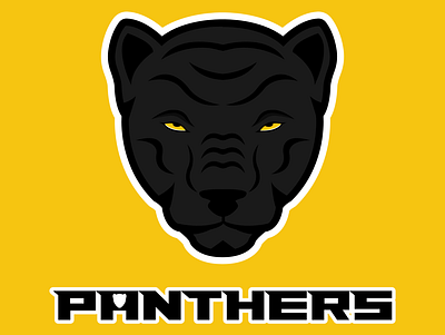 Inkberrow Panthers Mascot Logo branding design flat graphic design graphic designer icon logo logo design logo designer mascot character mascot design mascot logo design mascotlogo minimal typography vector vector illustration