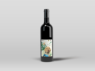 Wine Bottle Label art branding design graphic design icon illustration labeldesign logo vector
