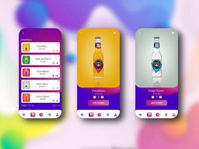 Icy Monkey Drink app application art creative design draw drink drink ui mobile sketch ui ui design ui kits ux web web design