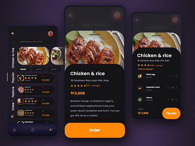 JETTY FOOD APP - Order food from your favorite restaurant. branding graphic design ui
