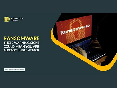 RANSOMWARE: THESE WARNING SIGNS COULD MEAN YOU ARE ALREADY UNDER cyber security cyberattacks cybersecurity cybersecuritycertification ransomware