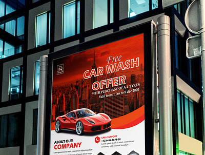 Carwash Flyer/Banner Design. banner billboard billboard design brochure car creative design experience design flyer graphic graphicdesign graphics illustrator indesign photos photoshop postcard poster design product design proffesional prototype