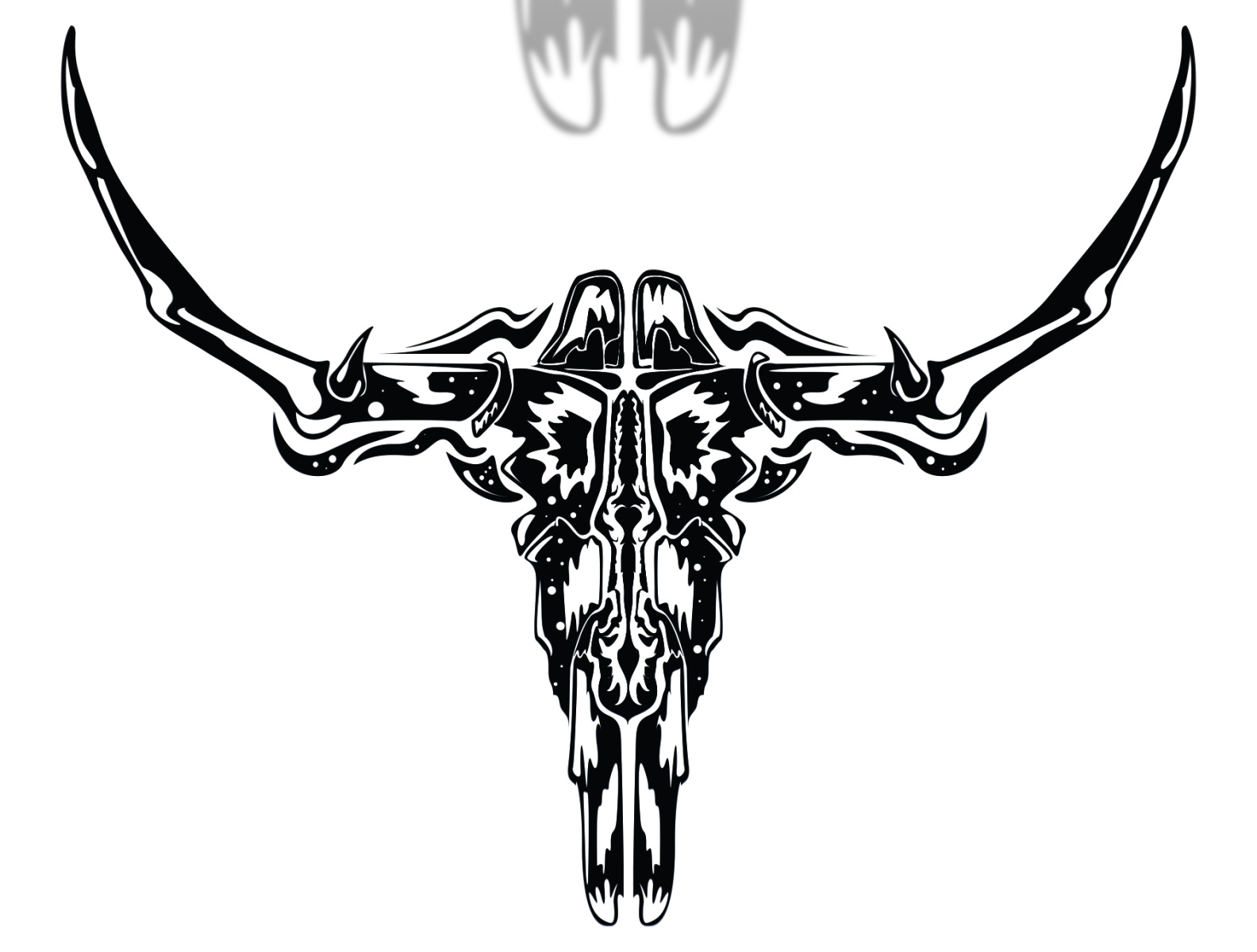 Horns Ink Illustration by Kamil Sypień on Dribbble