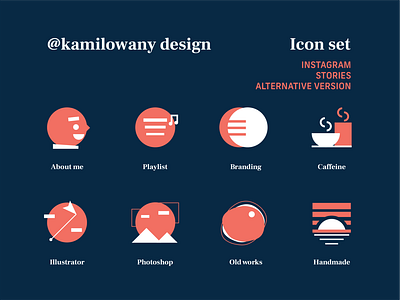 Personal branding | Icon set | Alternative