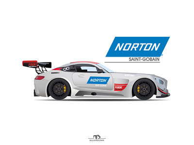 Norton Global Car Graphic car design illustration logo sport t shirt vector