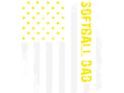 SOFTBALL USA FLAG