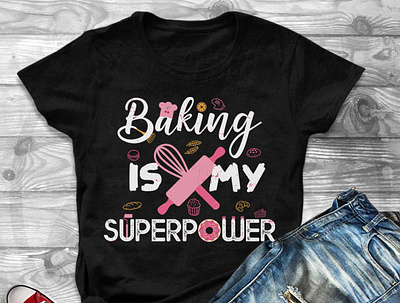 baking shirt design animation branding design illustration illustrator logo typography