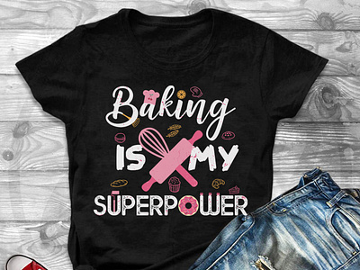 baking shirt design