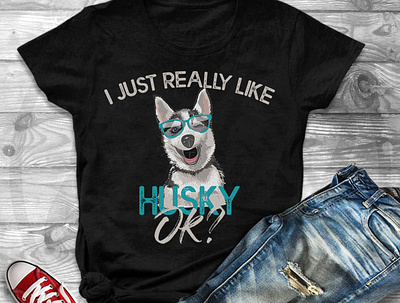 husky design branding design illustration illustrator logo typography