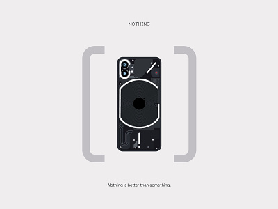 Nothing Phone 1 - Poster Design design graphic design illustration vector