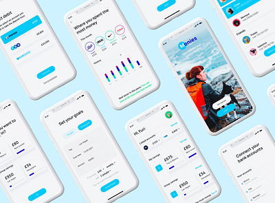 Saving app - Monies ui ux