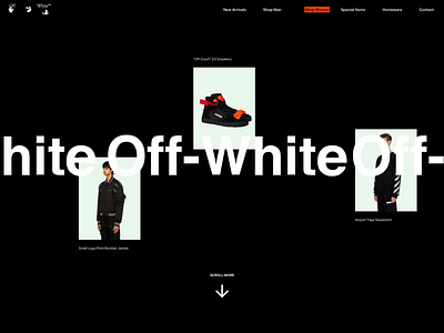 Off White -> Header Variants by Mario Šimić on Dribbble