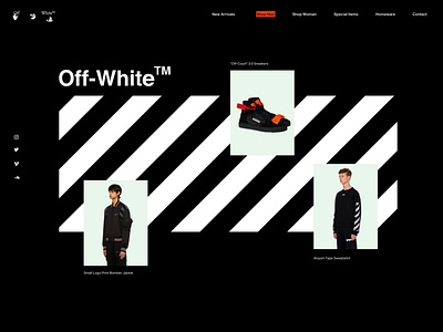 Off White -> Header Variants by Mario Šimić on Dribbble