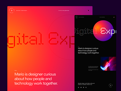 Port Exploration design flat interface layout typography ui ux web webdesign