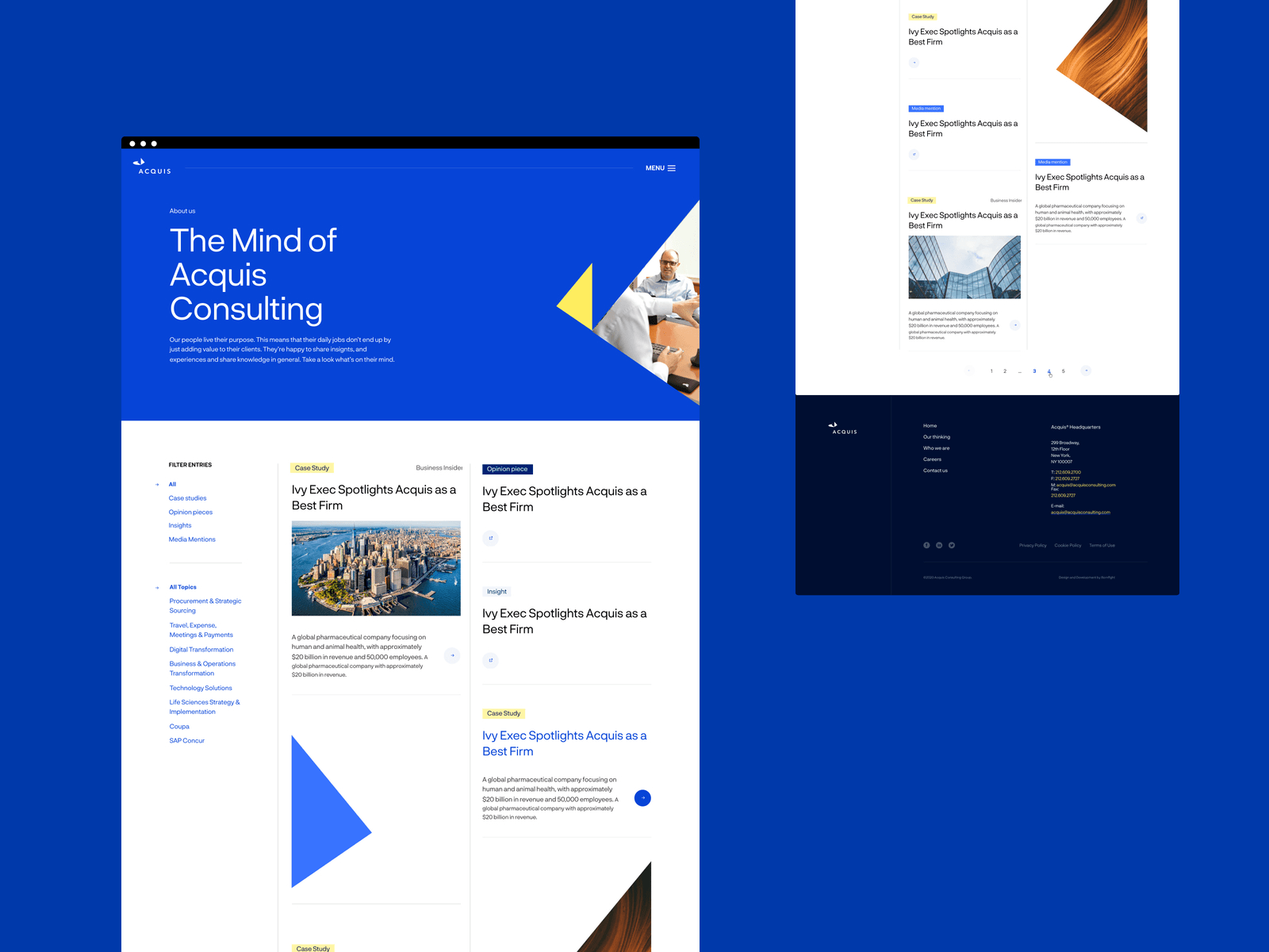 Acquis Consulting Group Website — Series 2