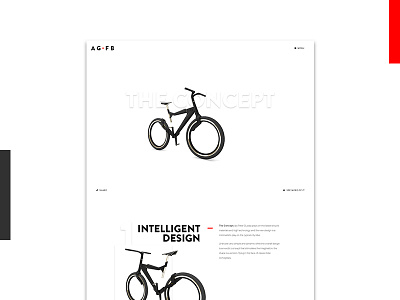 Bike Product Page background bike black brandon grotesque flat mario page proxima simic typography ui ux