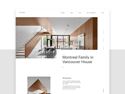 Architecture Firm Website architecture interface layout light photo showcase typography ui ux website white