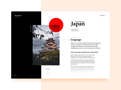 Blog Layout—Travel to Japan