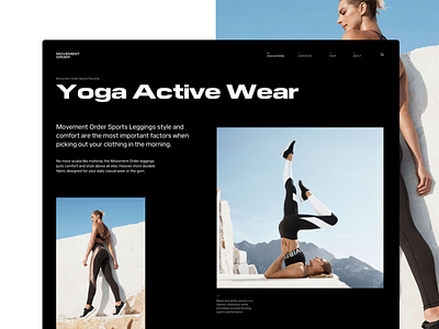Movement Order Collection Details collection color flat font interface layout man pilat sport typo ui ux