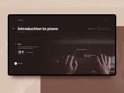 Piano Lessons Concept