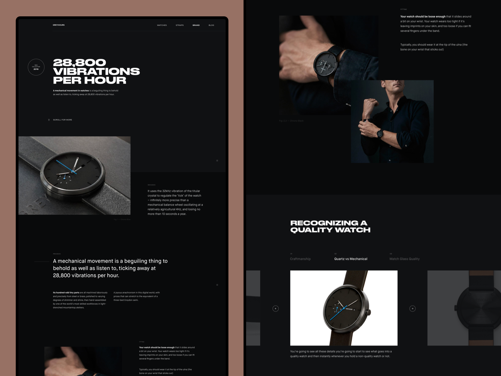 Watch Product Page by Mario Šimić on Dribbble