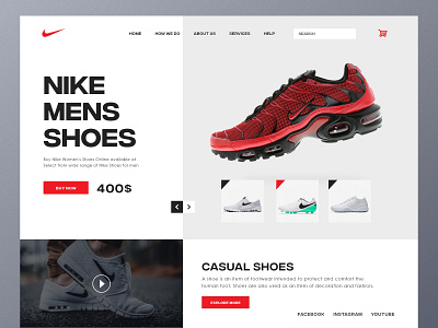 Browse thousands of Nike Website Design Concept images for design ...