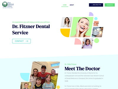 Olds Dental Website Design branding uiux web web design