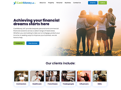 Website redesigning for  CashMoney UK®