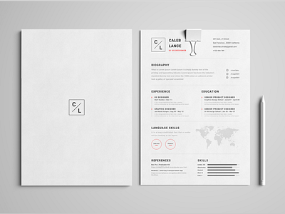 Download Resume Mockup By Ui Ux Labs On Dribbble