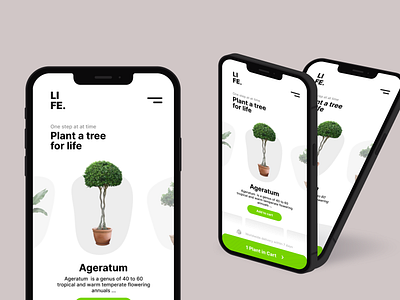 'LIFE' / Buy a Plant | Mobile App