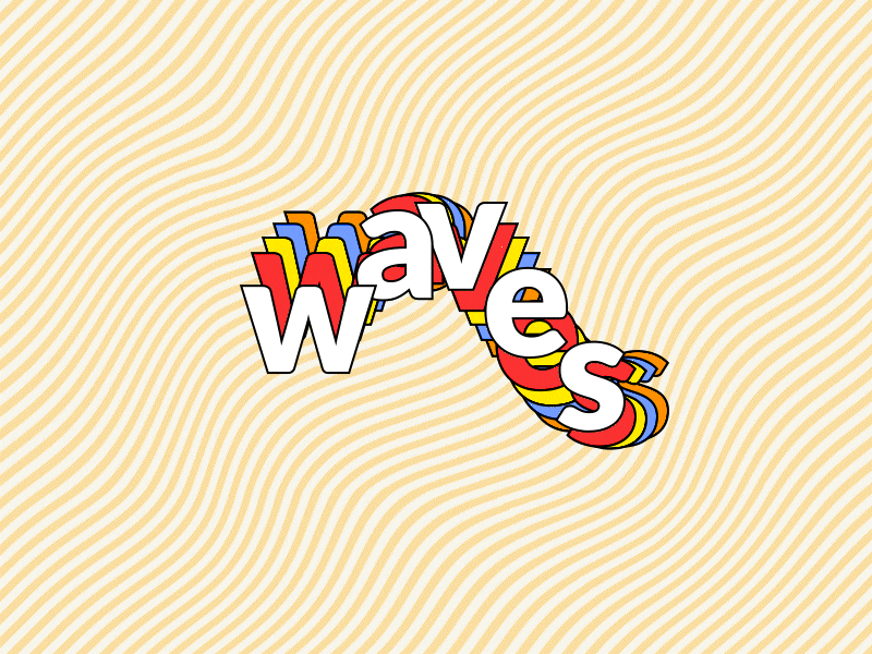 A bit of retro waves adobe after effects aftereffects animatedgif animation background colorful colors design gif graphic design graphics motion motion graphics payful retro style waves wavy yellow