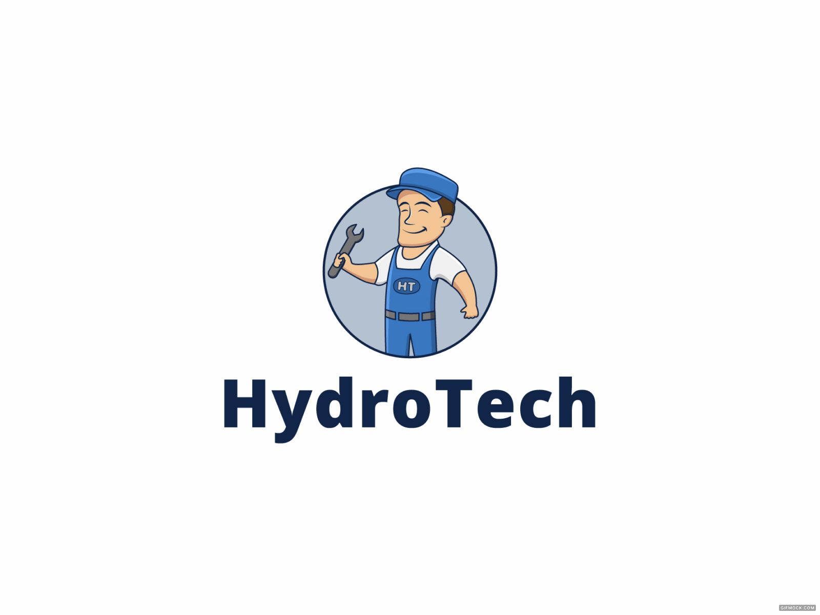 Logo Plumber Hero by Anastasiia on Dribbble