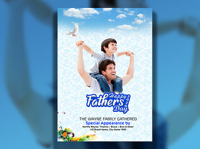 Father's Day Poster branding design fathers day fathersday illustrator poster poster design posters