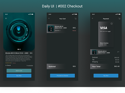 Daily UI #002 | Checkout ui ui challenge ui daily challenge ui design uidesign ux uxui