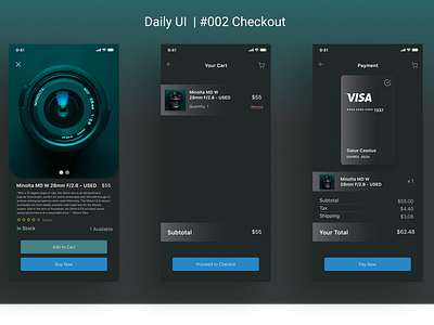 Daily UI #002 | Checkout