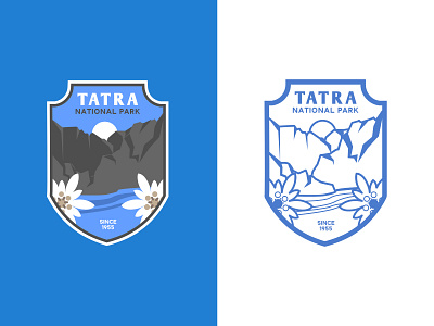 Tatra National Park Logo branding design flat illustration logo logo design logodaily logodesign logotype minimal national park vector