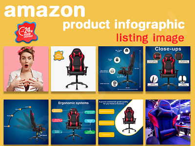 amazon product infographic design amazon fba amazon image design amazon image listing amazon product amazon product listing amazon store ebay listing infographics logo product listing