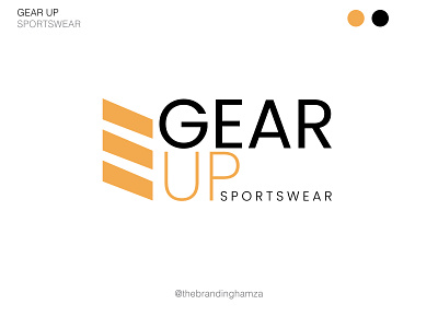 Gear Up Sportswear Logo Identity brand branding design designer graphic identity professional