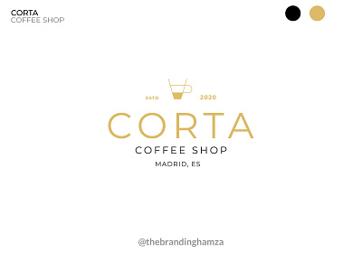 Corta Coffee Shop Logo Identity