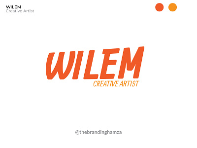 Wilem Createive Artist Logo identity arist brand branding creative design designer graphic identiy logo logodesign professional typography