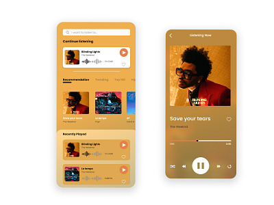#DailyUi 009 Music Player App app music player ui ui designer user interface ux
