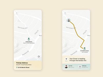 Daily UI 020: Location Map Tracker