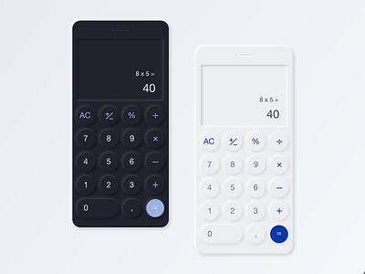 Daily UI Challenge 004 - Calculator