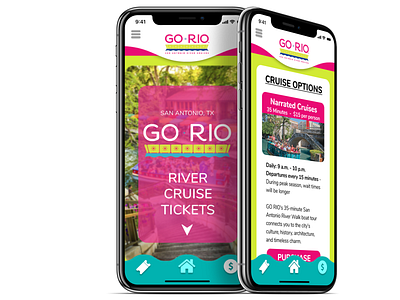 GO RIO Mobile App UX UI Prototype