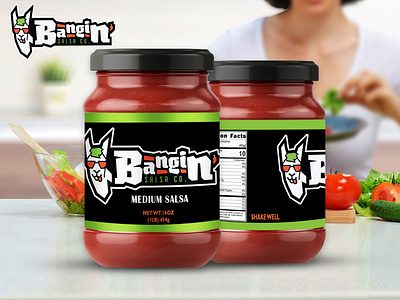 Salsa label design