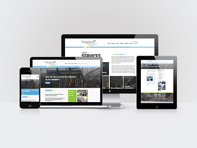 Website Mockups clean flat grid layout ui web web design website