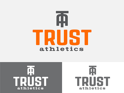 Trust Concept 3 branding crossfit fitness gym identity logo monogram
